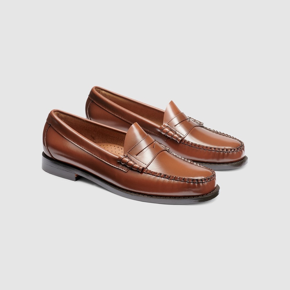 G.H. Bass & Co. Tan Leather Slip-Ons